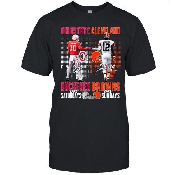 Buckeyes & Browns Unisex Shirt | Ohio State Cleveland Football Fan Gear. Shop Now!
