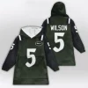 New York Jets Football Unisex Adult Kid Blanket Hoodie 3
