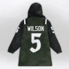 New York Jets Football Unisex Adult Kid Blanket Hoodie 5