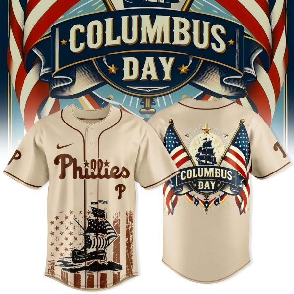 Philadelphia Phillies Columbus Day 2025 Baseball Jersey