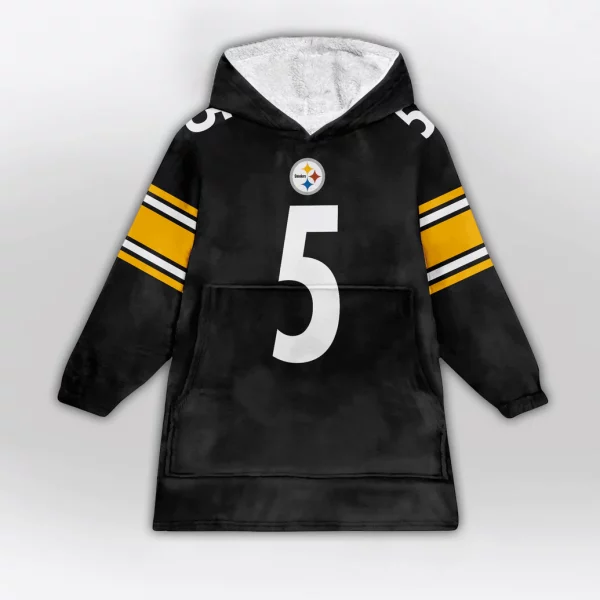 Pittsburgh Football Season | Limited Sherpa Lined Blanket Hoodie – Unisex Adult & Kid